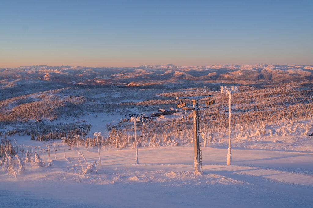 Snø og vinter på Norefjell