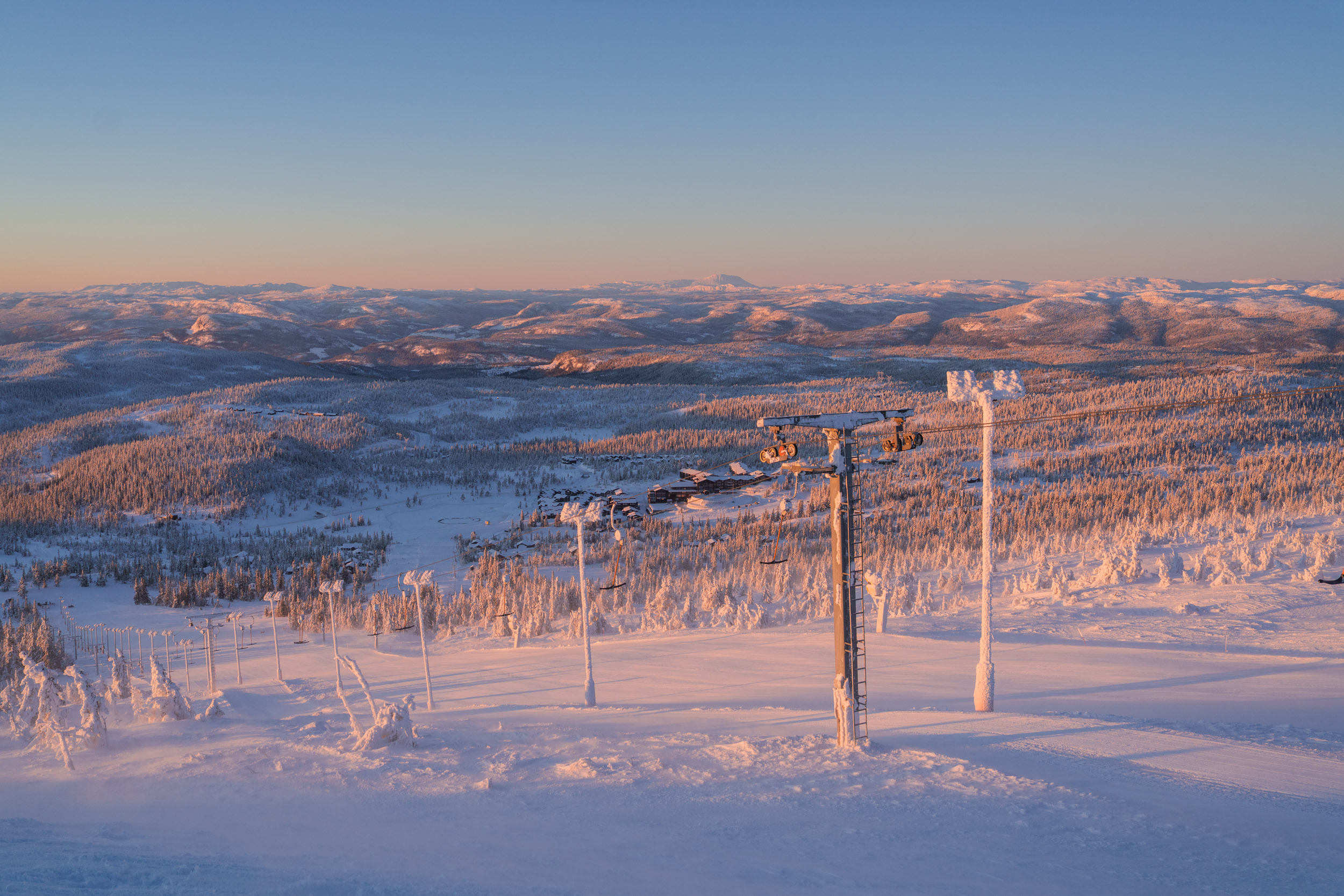 Snø og vinter på Norefjell