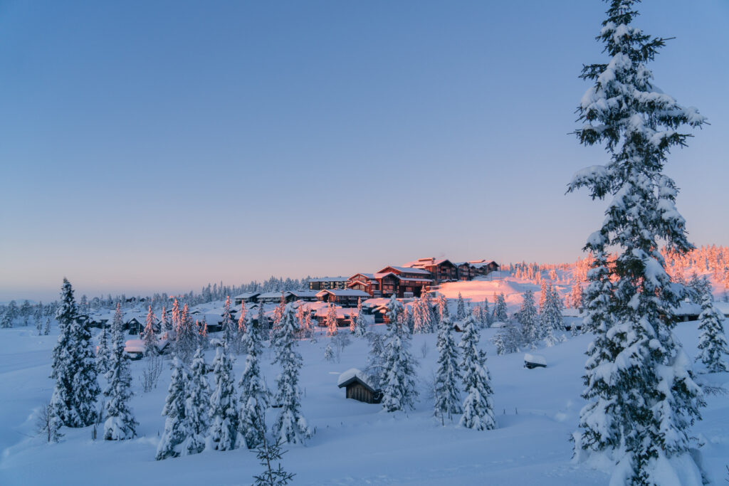 Snø og vinter på Norefjell