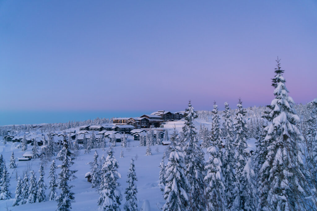 Snø og vinter på Norefjell